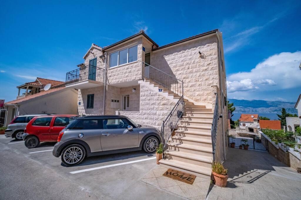 Adriatic Sea View Penthouse With Parking - 5 Min Walk To Coast Postira